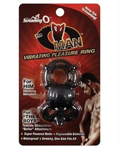 Screaming O O Man Vibrating Pleasure Ring