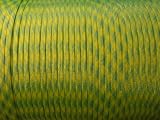 100' Laser Lemon Lime Neon Camo Paracord by Survivalist USA with a 