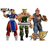 Street Fighter IV NECA Set of all 3 Series 2 Player Select Action Figures