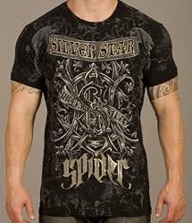 Silver Star Men's ANDERSON 'SPIDER' SILVA OFFICIAL PREMIUM FIGHT T-Shirt