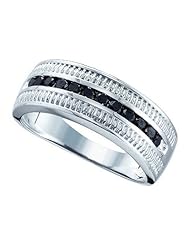 0.51CTW BLACK DIAMOND FASHION BAND