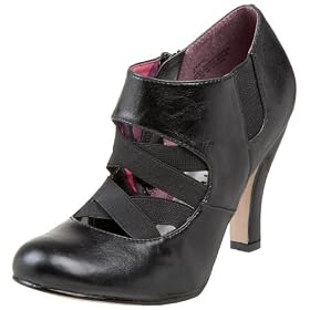 Madden Girl Women's Shaye Round Toe Elastic Front Bootie