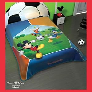Mickey Donald & Goofy Twin Licensed Disney Acrylic Mink Blanket