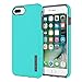 iPhone 8 Plus Case, iPhone 7 Plus Case, Incipio Premium DualPro Shockproof Hard Shell Hybrid Rugged Dual Layer Protective Outer Shell Shock and Impact Absorption Cover (5.5 Inch) - Turquoise/Charcoal