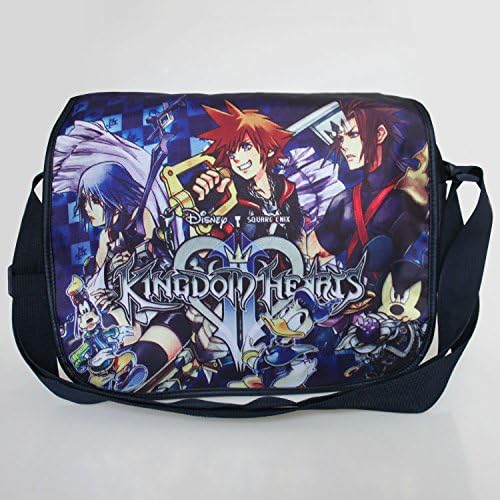 LSQTOP@ Anime Kingdom Hearts inclined shoulder bag, single shoulder bag, student bag