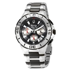 Buy Bulova Mens 98B013 Marine Star Diver's Chronograph Watch