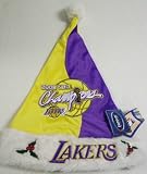 Los Angeles Lakers 09 NBA Champions Plush Santa Hat