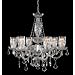 Trans Globe ALBERTA-6 Versailles Traditional / Classic Silver Chandelier