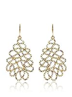 Amrita Singh Pendientes Rosa (Dorado)