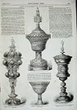 1857 FOUNDER'S CUP MERCER'S HANAP TAZZA COLLEGE SILVER