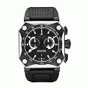 Zodiac - ZO8518 - Montre Homme - Quartz Analogique - Cadran Noir - Bracelet en Caoutchouc Noir