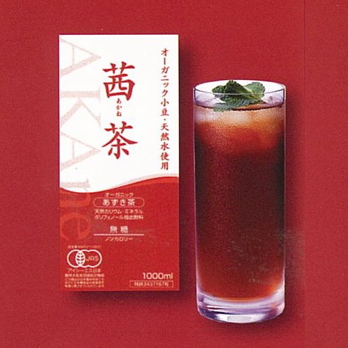 オーガニックあずき茶「茜茶」（１リットルパック６本入り）