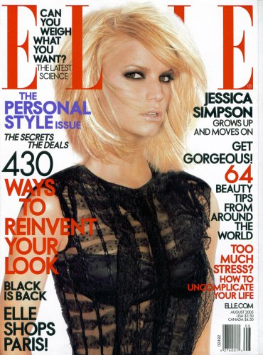 ELLE Magazine: Jessica Simpson (August 2005)