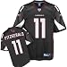 Larry Fitzgerald Jersey: Reebok 2010 Black #11 Arizona Cardinals Replica Jersey - Small