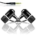 INTENSE Sound - Sonic Alloy Metal-Body Noise Isolation Earbuds with Gold-Plated Stereo Connector and 3 Piece Custom Size Ear Gels
