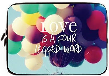 Love is A FOUR LEGGED WORD Creative Gift Tablet Sleeve Case Cover Shell - Small size 26 * 20 * 2 CM
