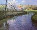 Acrylic Fridge Magnet Thaulow Frits A French River Landscape