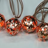 FL-1484 | GARDEN LIGHT SET 1.8M COPPER BALL LIGHTS