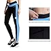 Baleaf Women's Yoga Running Active Ankle Legging Hidden Pocket Little Boy Blue Size S