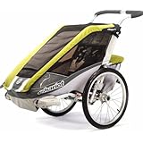 Chariot Deluxe Cougar 1 CTS Adventure Carrier (Chassis Only) - Avocado/Silver/Grey