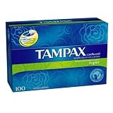 Tampax Super Absorbency Tampons, 100-Count Boxes (Pack of 2)