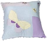 Butterfly Patch 18 x 18 Square Decorative Pillow