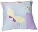 Butterfly Patch 18 x 18 Square Decorative Pillow