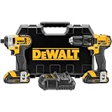 read full review DEWALT DCK280C2 20-Volt MAX Li-Ion 1.5 Ah Compact Drill and Impact Driver Combo Kit