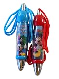 Mickey Clubhouse Short Fat Chubby Pen with Rope