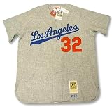 SANDY KOUFAX Los Angeles Dodgers 1963 MITCHELL & NESS Authentic Throwback Away Baseball Jersey