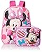 Disney Girls' Minnie Polka Dot Backpack with Lunch