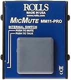 rolls MM11PRO Switchable Microphone Mute/Talk Professional Microphone Switch