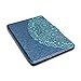Walnew All-New Amazon Kindle Case Lightest and Thinnest Premium Leather Smart Protective Cover for Kindle (8th Generation,2016 released),Blue Flower