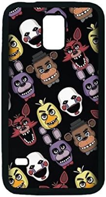 Rubber S5 Black Case, five nights at freddys pizzeria Personalized Custom Fashion Samsung Galaxy S5 i9600 Case Silicone Cover By Perezoom Design