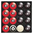 Imperial Georgia Bulldogs NCAA Licensed Billiard Ball Set