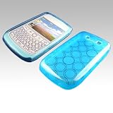 BLUE SOFT CRYSTAL SKIN GEL COVER CASE WITH MULTI DOT FOR BLACKBERRY CURVE 8900