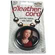 Pleather Bead Stringing Cord Black 3m