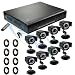 CCTV Surveillance Video System 8 Channel DVR 500G Hard Drive Cameras Security System with 8 Color CMOS 36 IR Day/Night Indoor/Outdoor Security Cameras 8x 60ft Siamese Cables and Power Adapter Unit included! Internet Access and Smartphone & 3G Mobile Phone Live View! image 1