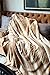 Tache 63 X 90 Inch Brown European Wolf Faux Fur Throw Blanket