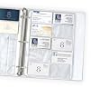 C-Line Business Card Holders, 20 Cards/Page, Clear, 8.125 x 11.25 Inches, 1 pack of 10 Sheets (61217)