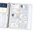 C-Line Business Card Holders, 20 Cards/Page, Clear, 8.125 x 11.25 Inches, 1 pack of 10 Sheets (61217)