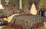 7Pcs King Nepos Comforter Set Bed in a Bag Brown