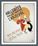 Historic Print (L): Halloween roller skating carnival Bring your skates : Prizes will be awarded for costume