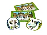 DW7043S Dreamworks Penguins of Madagascar Lunch Set to Include 1 Skipper Plate, 1 Kolwalski Plate, 2 Go Time Placemats