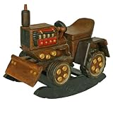 Handmade Tractor Design Decorative Rocking Horse