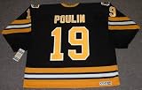 DAVE POULIN Boston Bruins 1992 CCM Vintage Throwback Away NHL Hockey Jersey