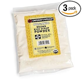 Emperor's Kitchen Organic Brown Rice Syrup Powder, 12-Ounce Bags (Pack of 3)