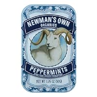 Newman's Own Organics Mints, Peppermint, 1.76-Ounce Packages (Pack of 6)