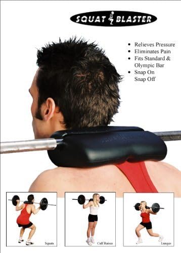 Squat Blaster Barbell Pad for Squats - Black, One Size by Squat Blaster