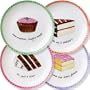 Boston Warehouse Dessert Excuses Cocktail Plate Set